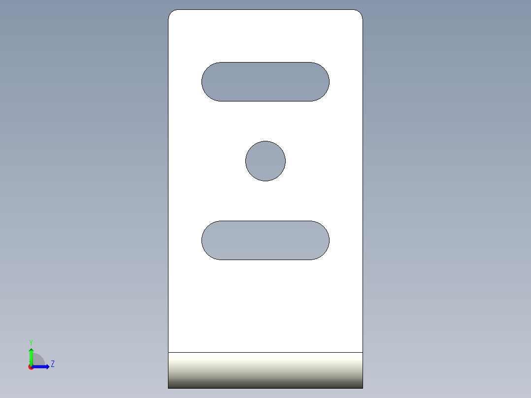 光电_激光传感器LR12_安装支架左视图