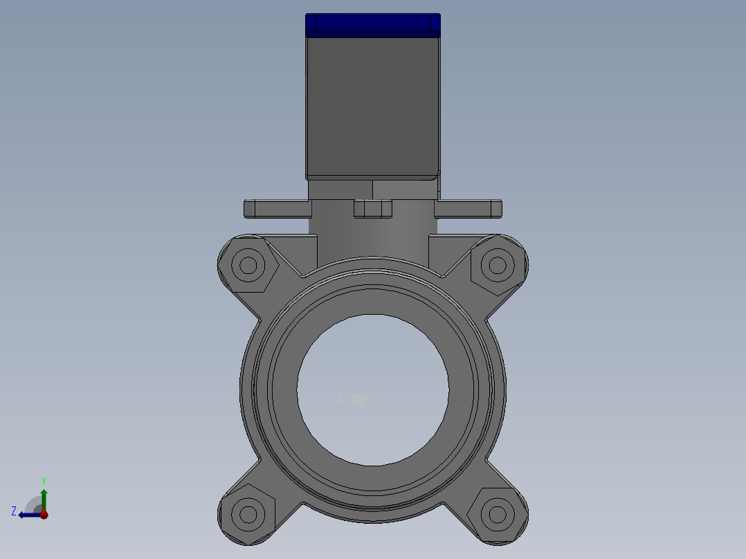 三片式内螺纹球阀-304 DN15-DN80右视图