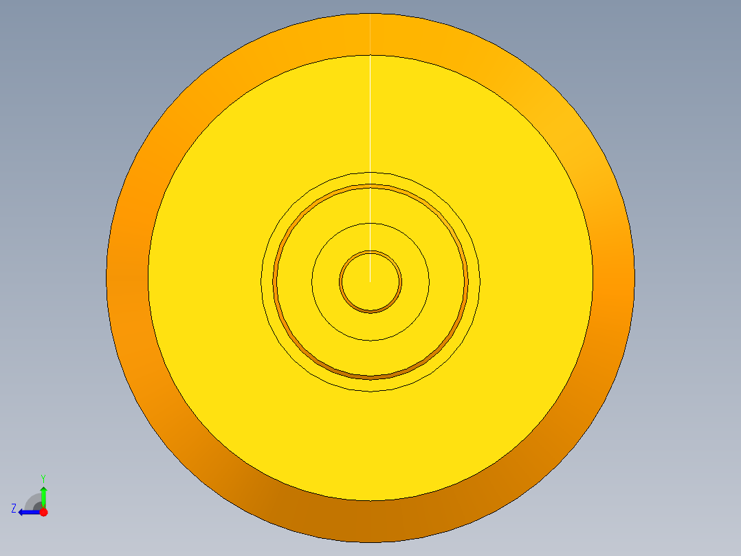 P074-3K行星齿轮减速器设计及三维UG建模右视图