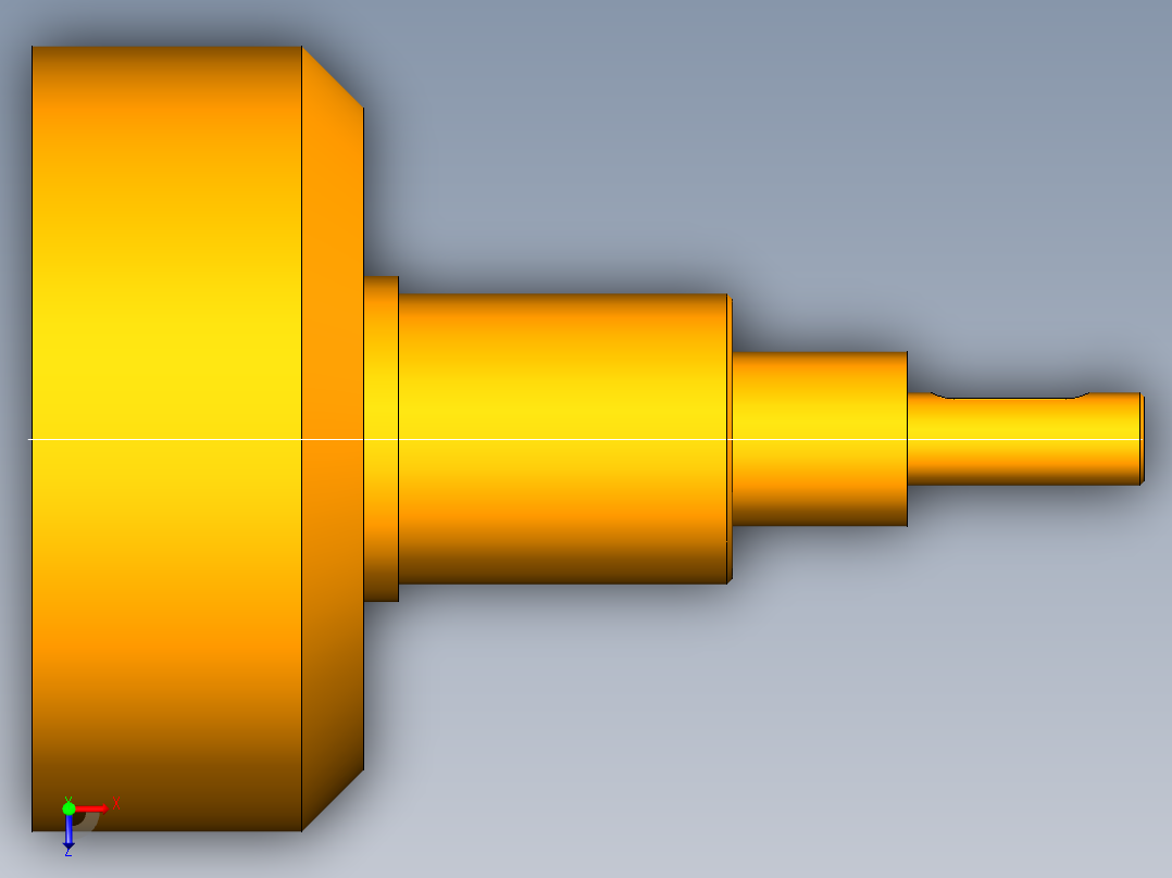 P074-3K行星齿轮减速器设计及三维UG建模俯视图