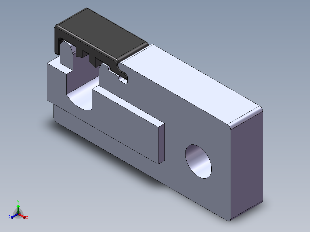 铝型材及其附件8.51.01A-R正等轴测图