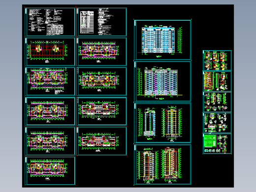 南方某地11层小高层住宅设计