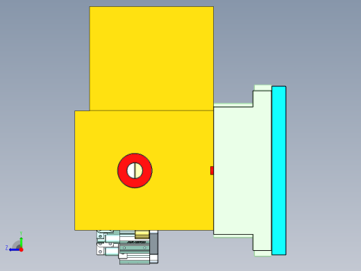 X1008笔记本CNC工装夹具三维模型-CNC2-10-07右视缩略图