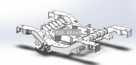 CRH3 CRH380非动力转向架（拖车转向架）sw16可编辑缩略图