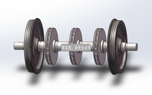 CRH3 CRH380非动力转向架（拖车转向架）sw16可编辑缩略图