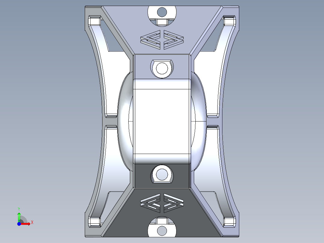 机械臂爪子前视图