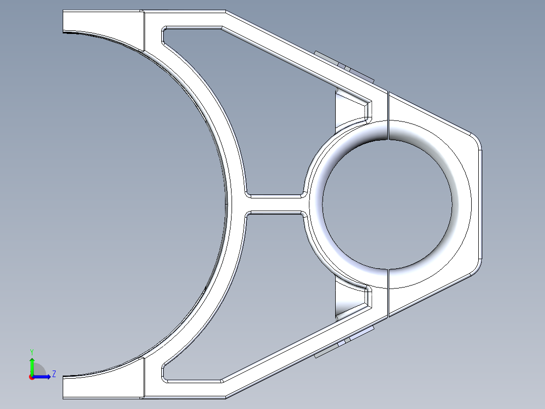 机械臂爪子左视图