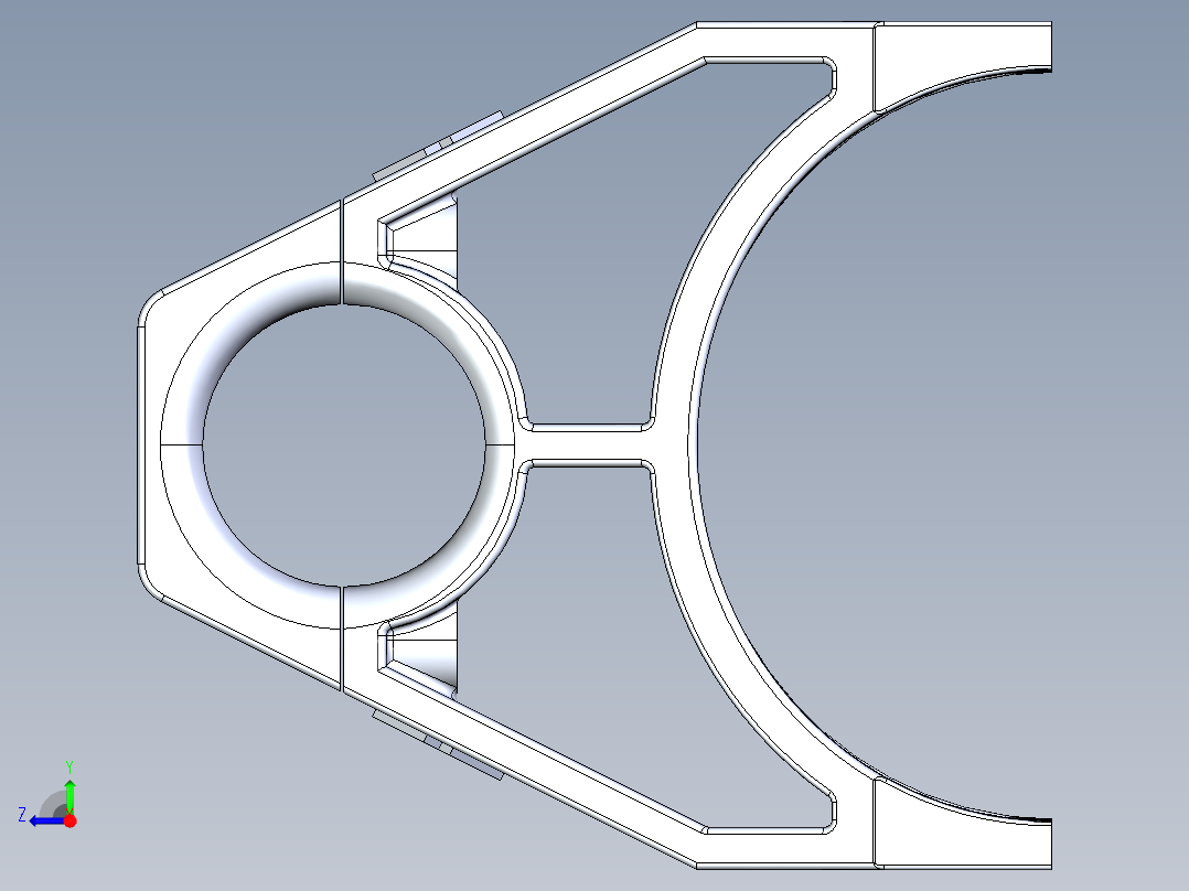 机械臂爪子右视图