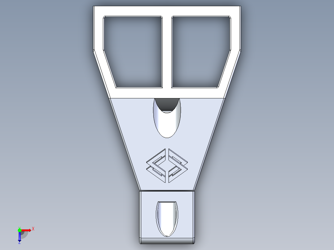 机械臂爪子俯视图