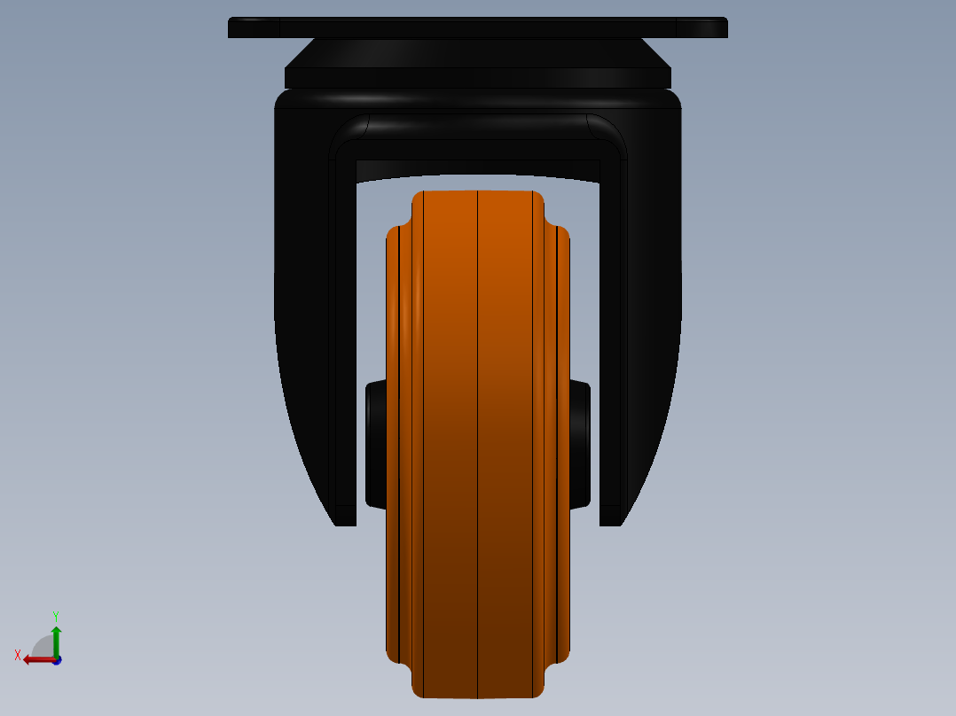 万向轮、脚轮(107)后视图