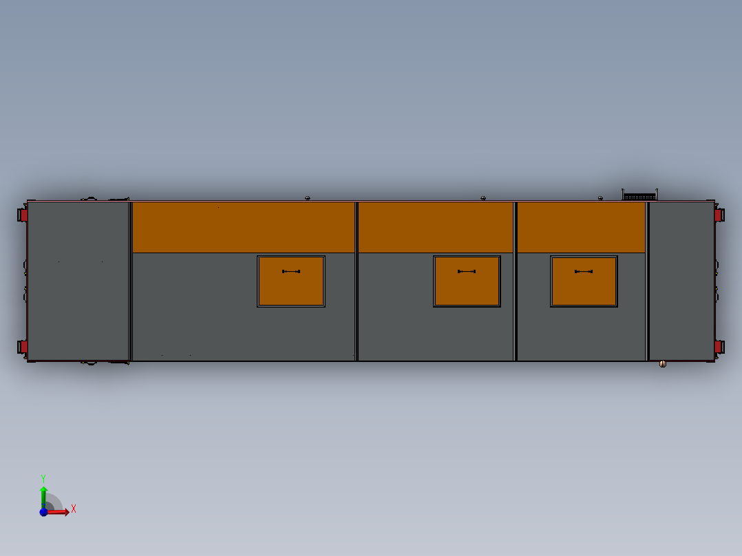 燃料集装箱前视图