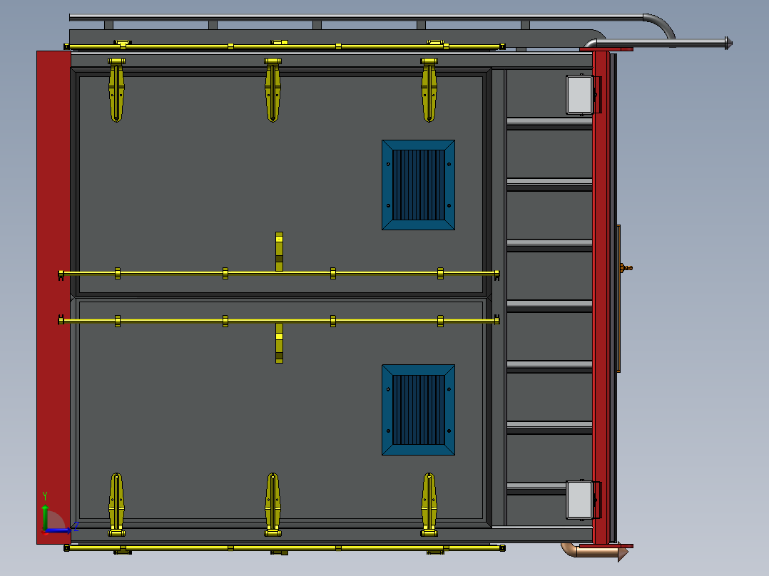 燃料集装箱左视图