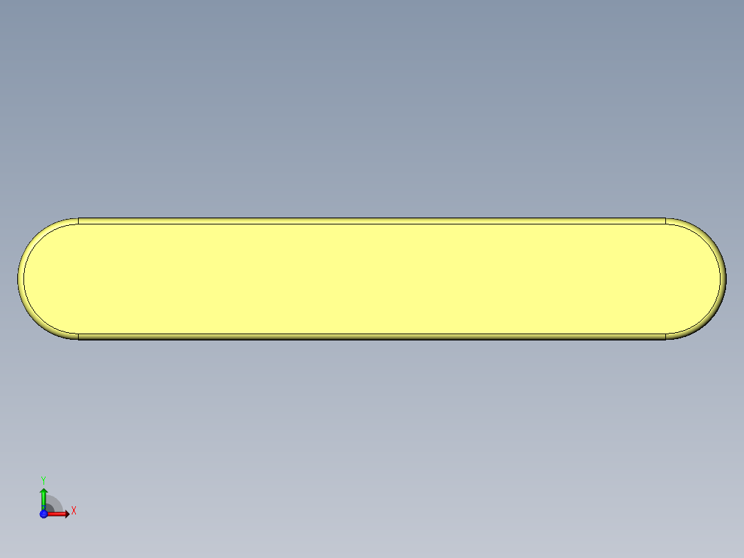 普通平键A型12×70前视图