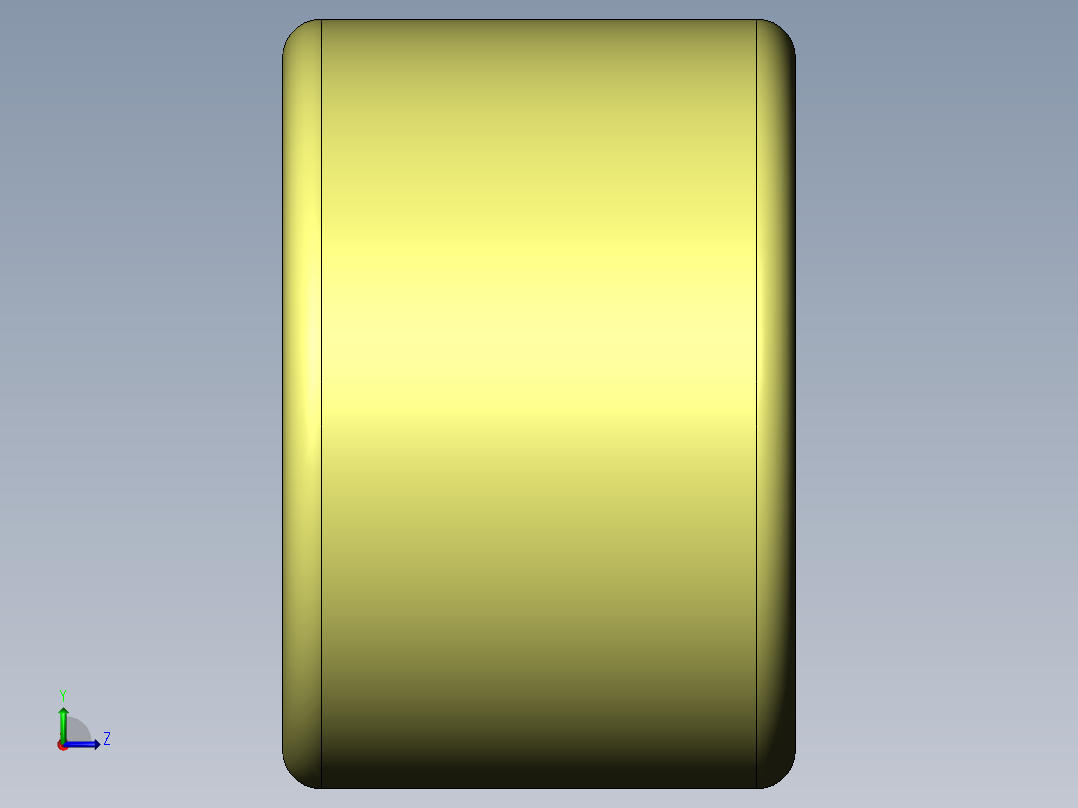 普通平键A型12×70左视图