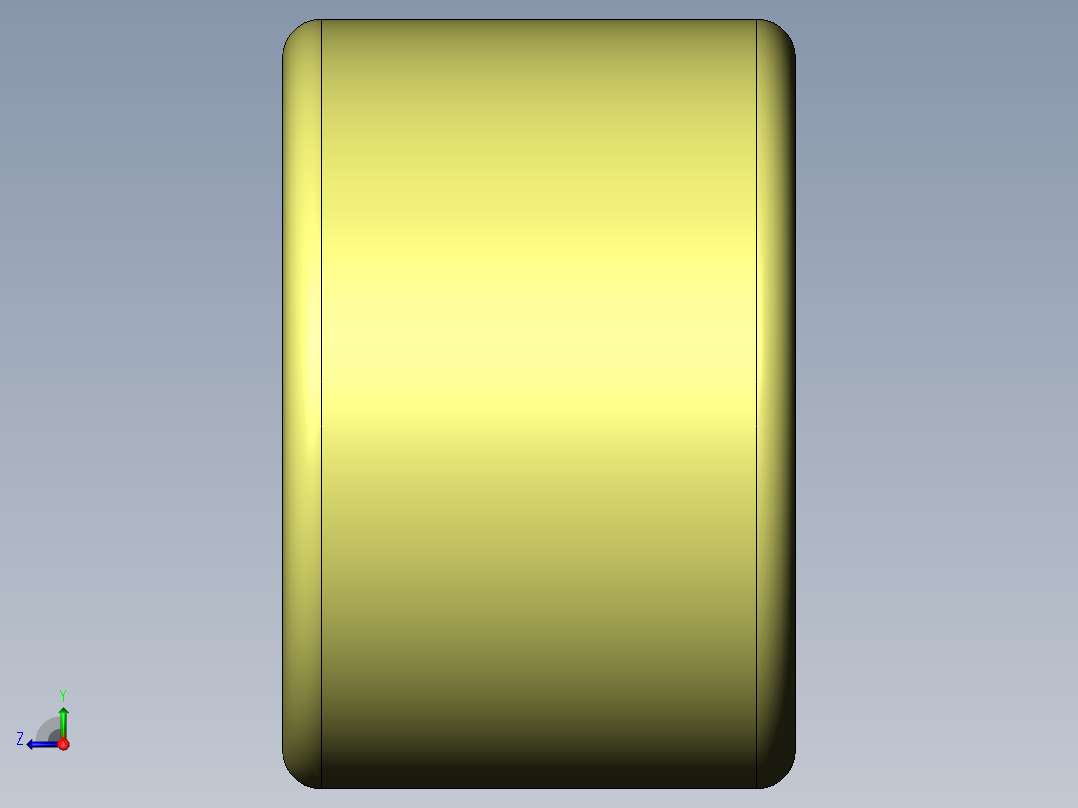 普通平键A型12×70右视图