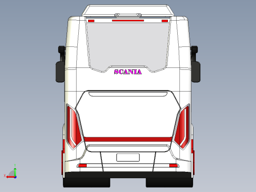 客车、公交车、堪尼亚旅游大巴后视缩略图