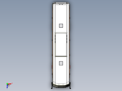 客车、公交车、堪尼亚旅游大巴俯视缩略图