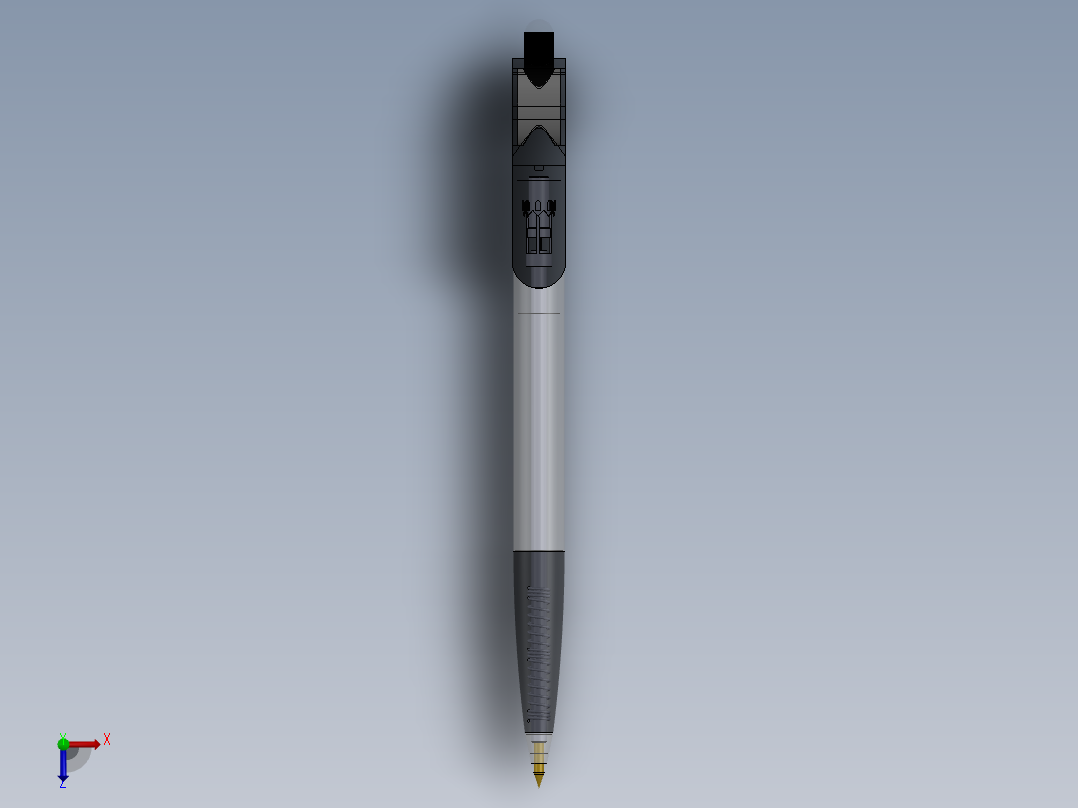 笔、中性笔、铅笔(28)俯视图