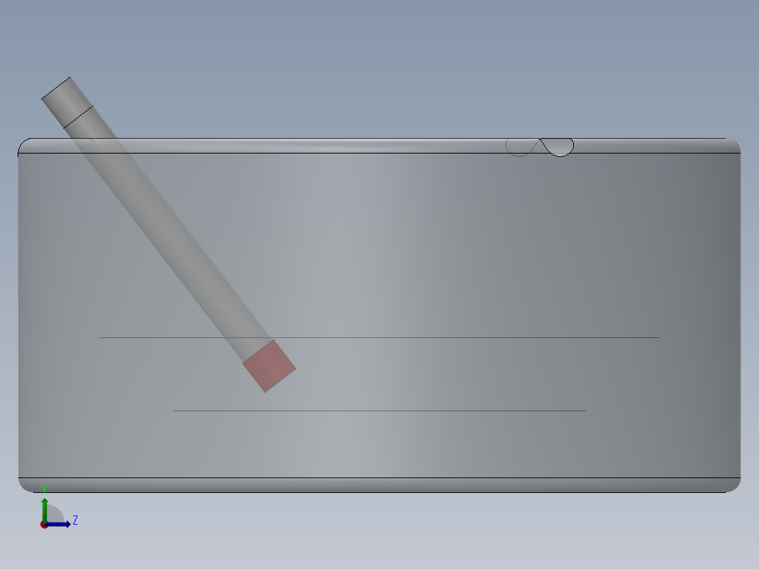 烟灰缸(7)左视图