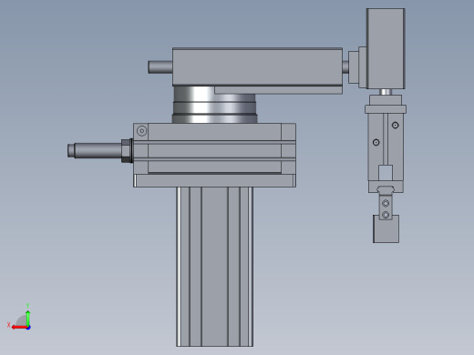 气动机械臂抓手后视缩略图