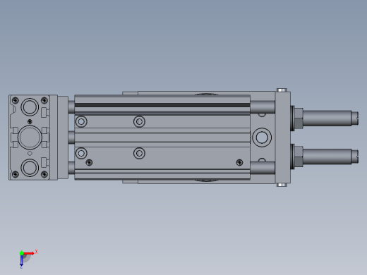 气动机械臂抓手俯视缩略图