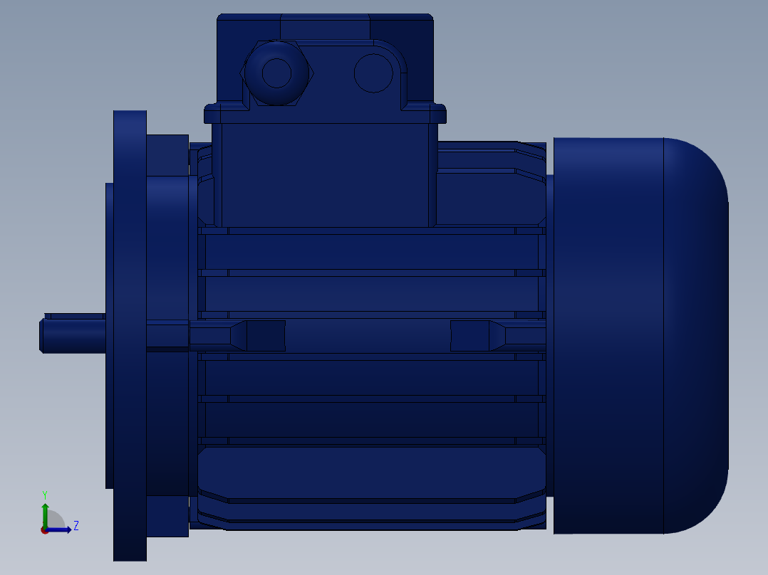 电机63-B5-IEC 63-IEC 63左视图