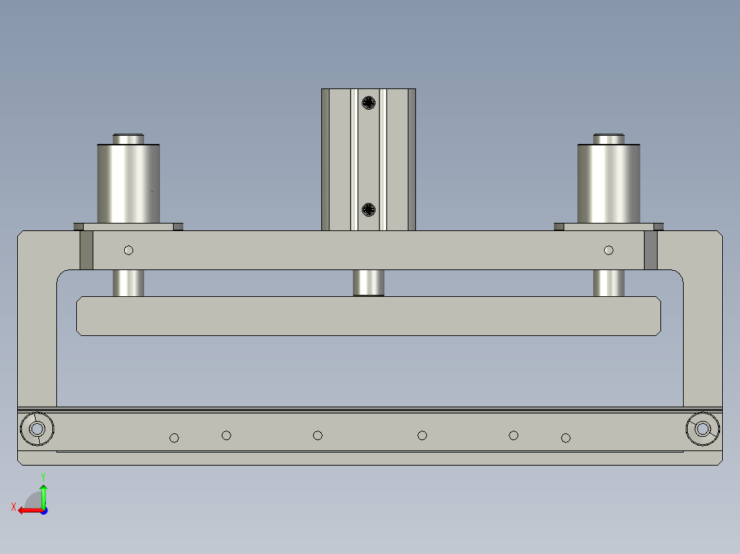 YWP200K4-20-10A-00左极片切刀组件后视图