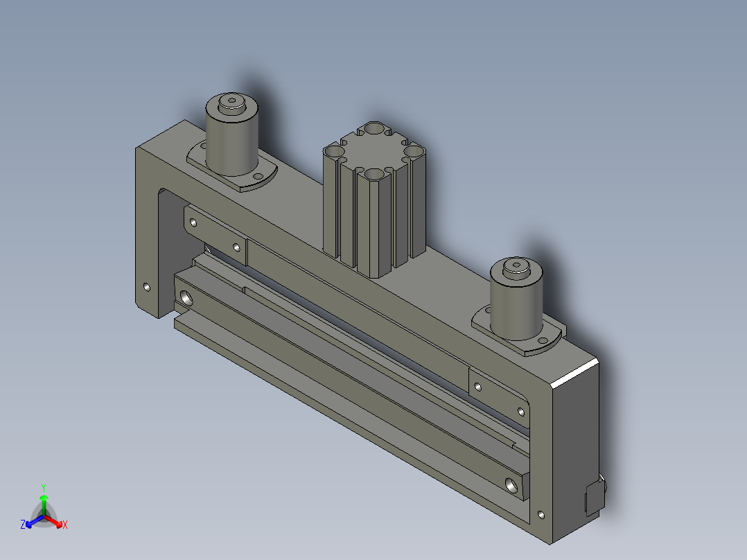 YWP200K4-20-10A-00左极片切刀组件正等轴测图