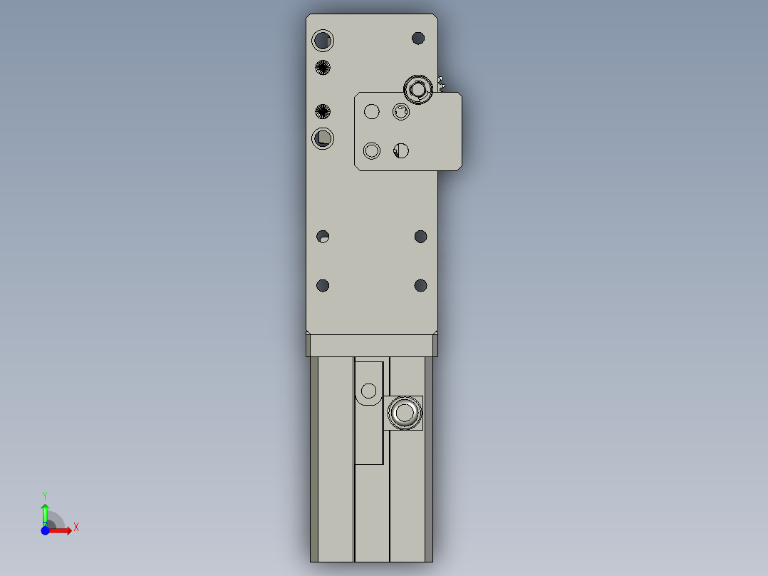 20090102-7100-X1-A1Bending-下刀折弯1模块前视图
