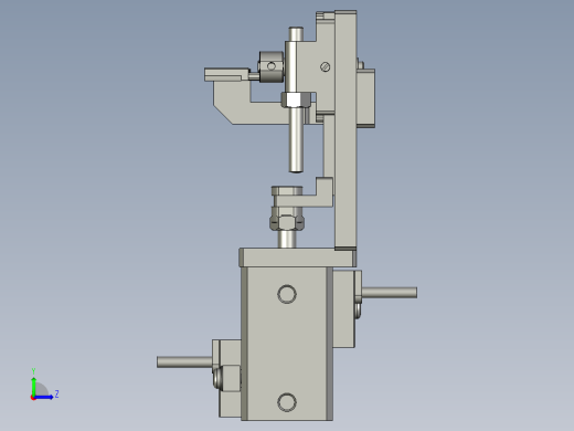 20090102-7100-X1-A1Bending-下刀折弯1模块左视缩略图