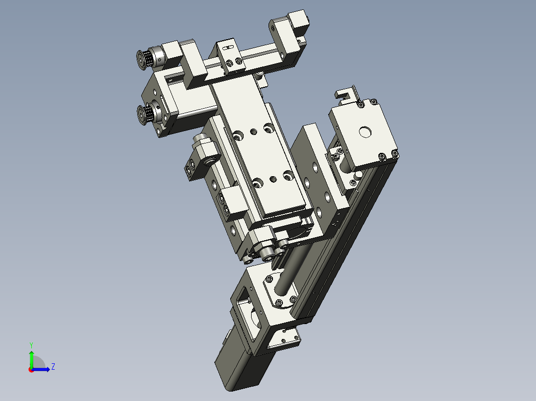 出标机械手左视图