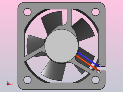 冷却器 40x40x10前视缩略图