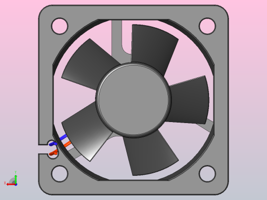 冷却器 40x40x10后视缩略图