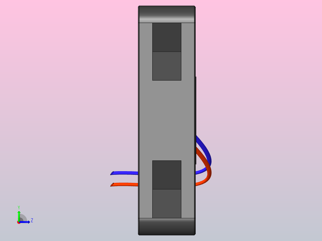 冷却器 40x40x10左视图