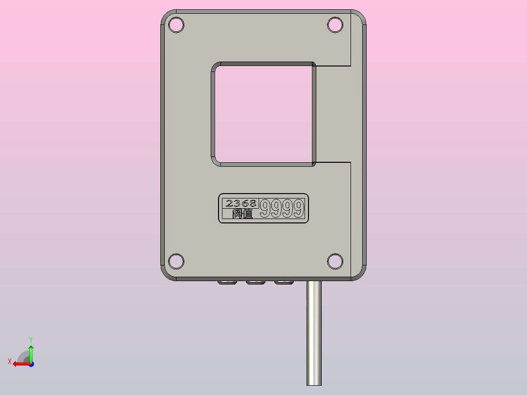 传感器CK-25ZW后视图