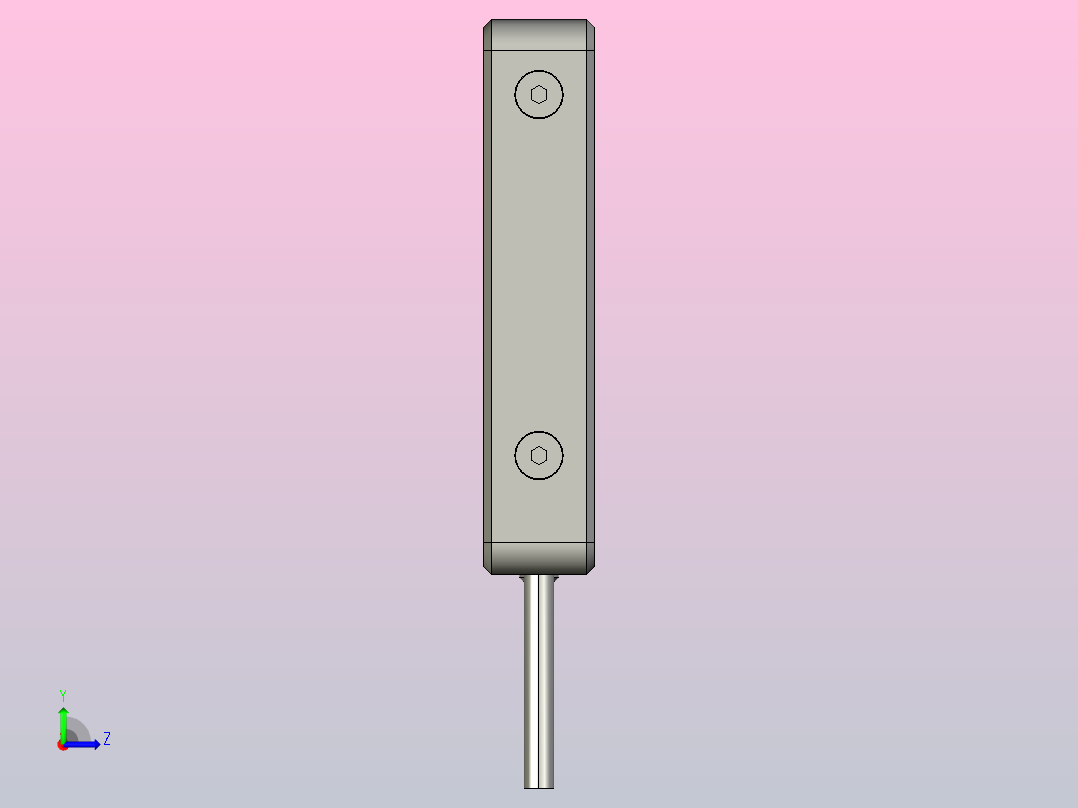 传感器CK-25ZW左视图