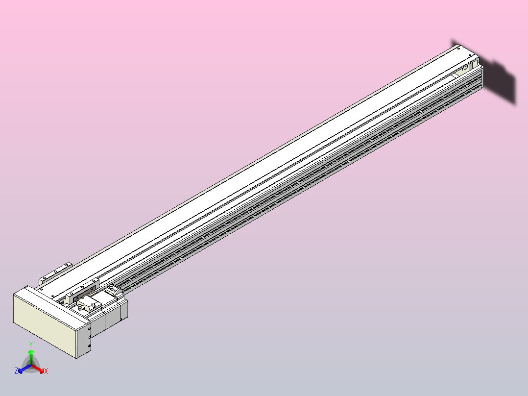 日规模组半封闭丝杆TPA-HNR-85S-1610C-L1000-MR-C-P20-N3主视图