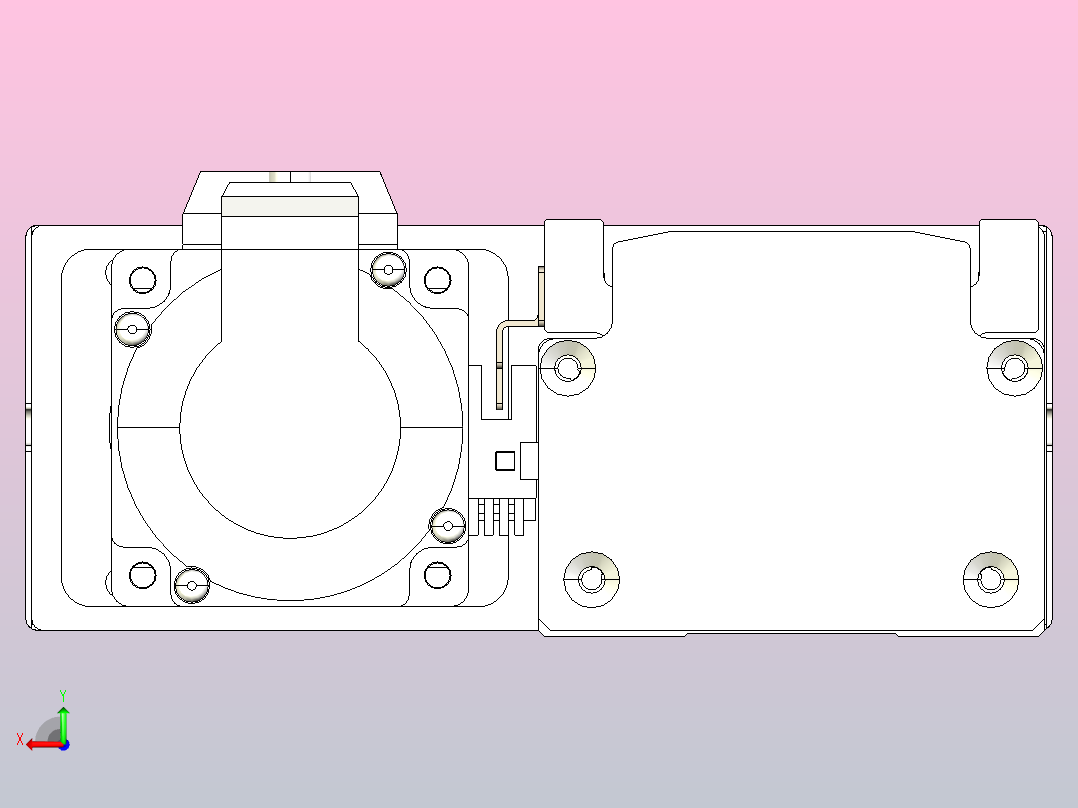 日规模组半封闭丝杆TPA-HNR-85S-1610C-L1000-MR-C-P20-N3后视图