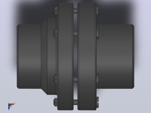 LT型弹性套柱销联轴器_LT2联轴器Z16×42／Z16×30俯视缩略图