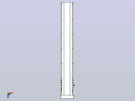 日规模组半封闭丝杆TPA-HNR-175D-2510C-L1000-MP-C-P75-N3俯视缩略图