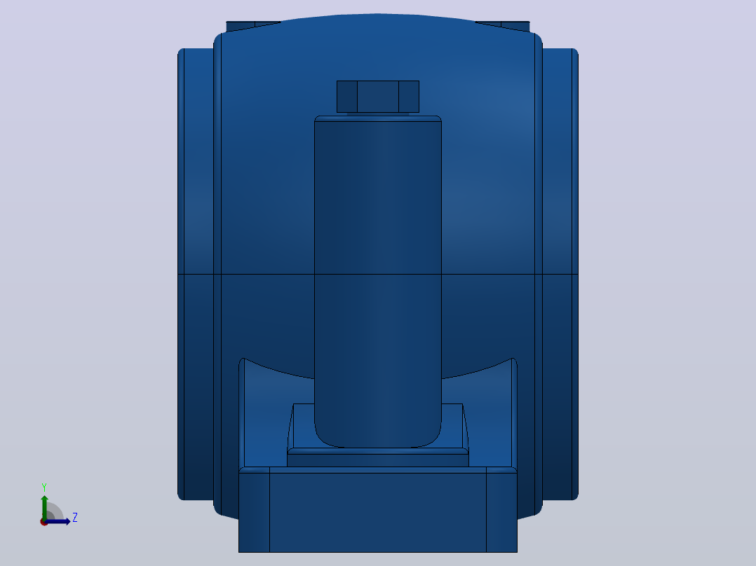 SN500系列[SN515-SSN515]轴承左视图
