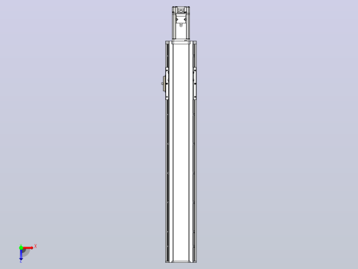 日规模组半封闭丝杆TPA-HNR-105D-1610C-L500-M-C-P20-N3俯视缩略图