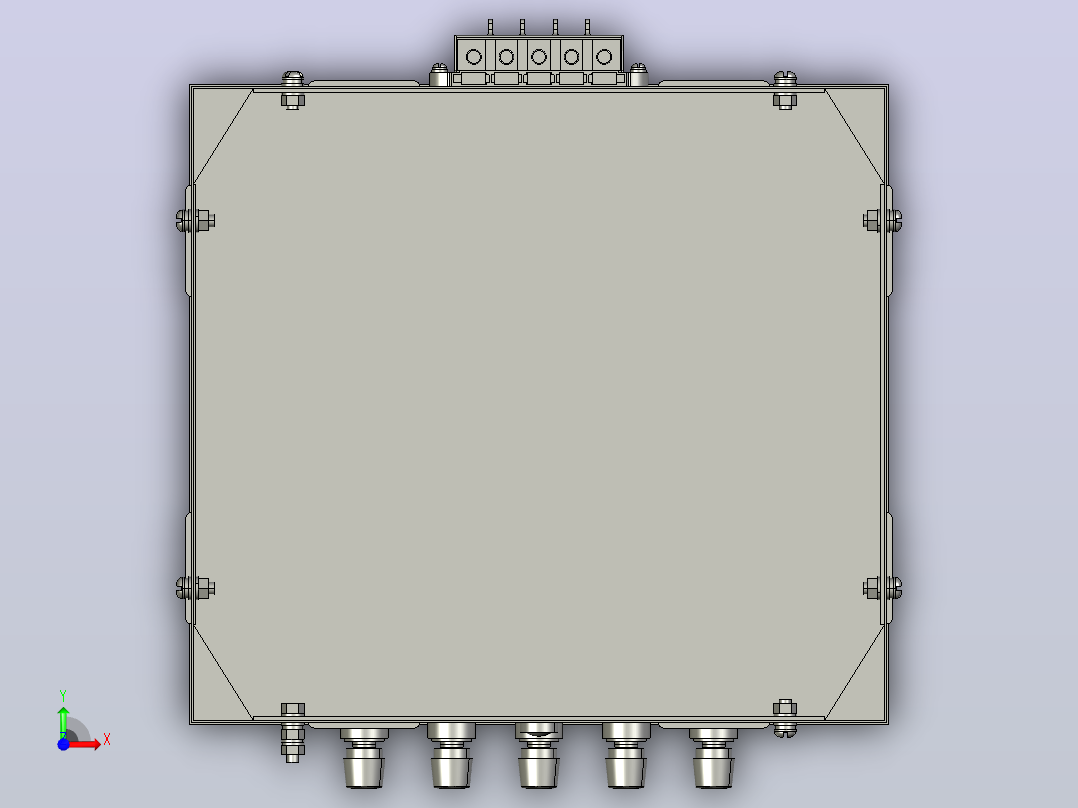 JMB-4000～5000照明变压器三维模型 202012前视图