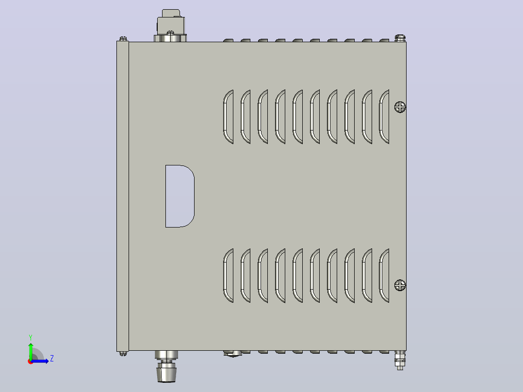 JMB-4000～5000照明变压器三维模型 202012左视图