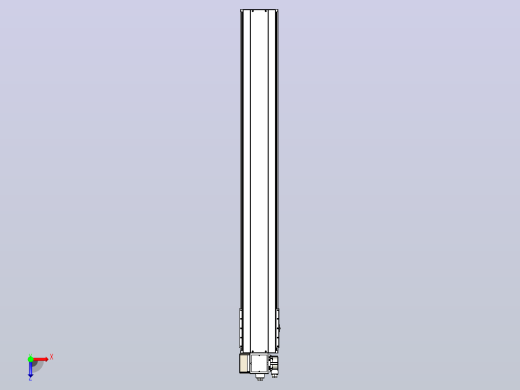 皮带直线轴半封闭可选导轨TPA-HNB-220D-176-L1600-LP-C-P1K-N3俯视缩略图