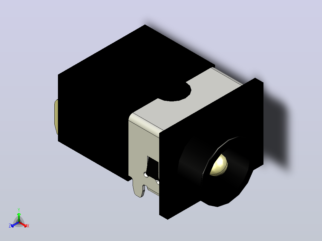ADC-114B-4-WP-HT插座主视图