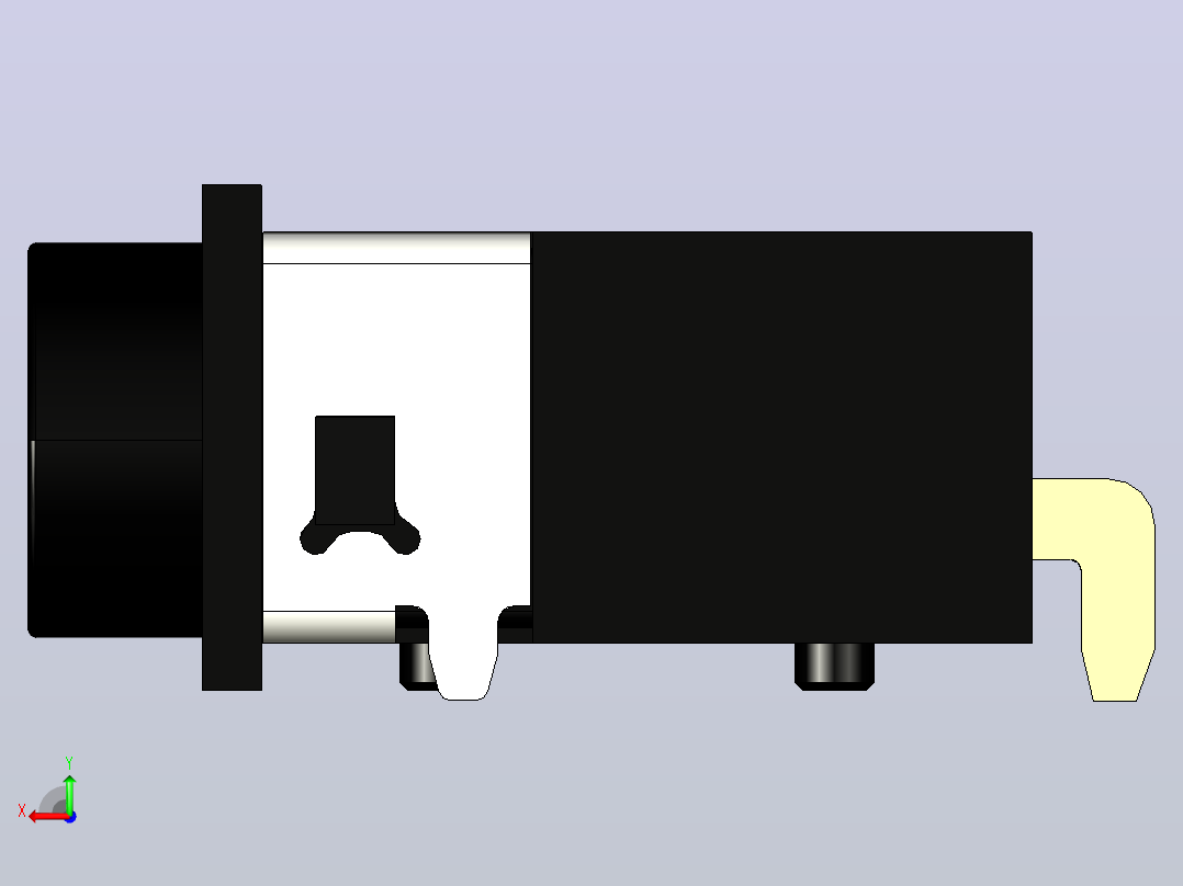 ADC-114B-4-WP-HT插座后视图
