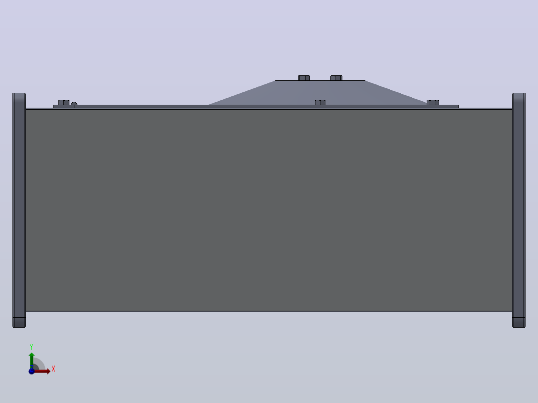 EKRB400×200A1方形管道风机[EKRB400×200A1]前视图