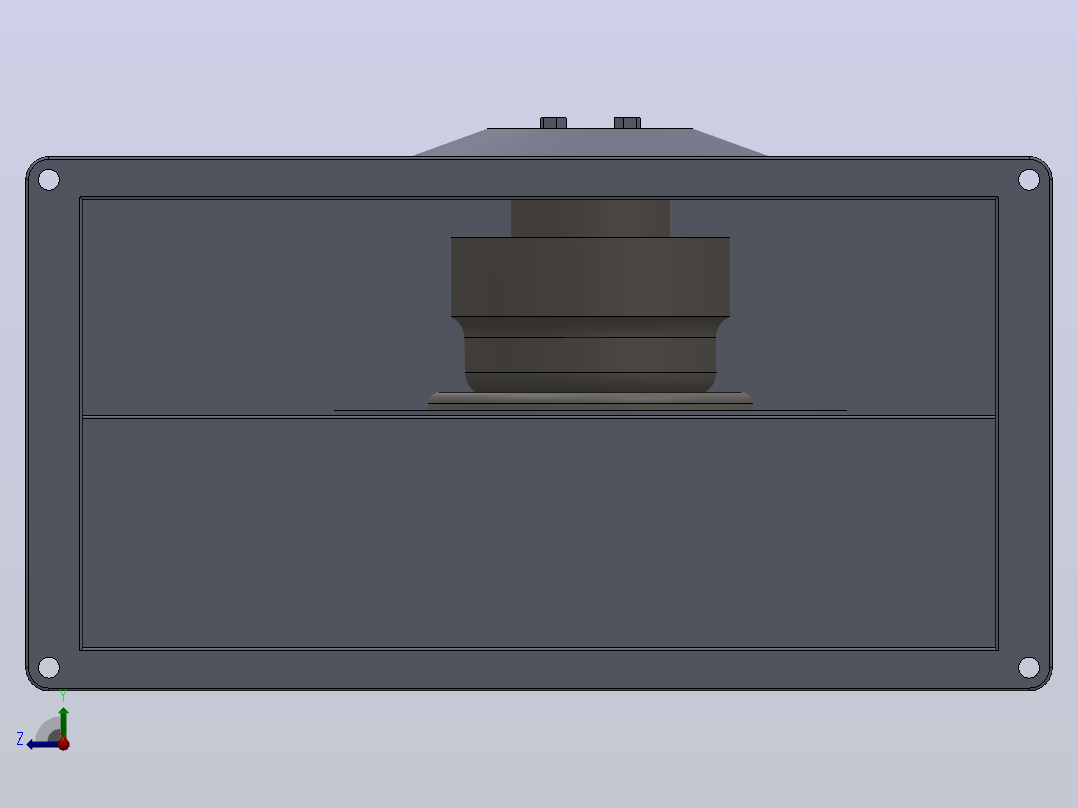 EKRB400×200A1方形管道风机[EKRB400×200A1]右视图