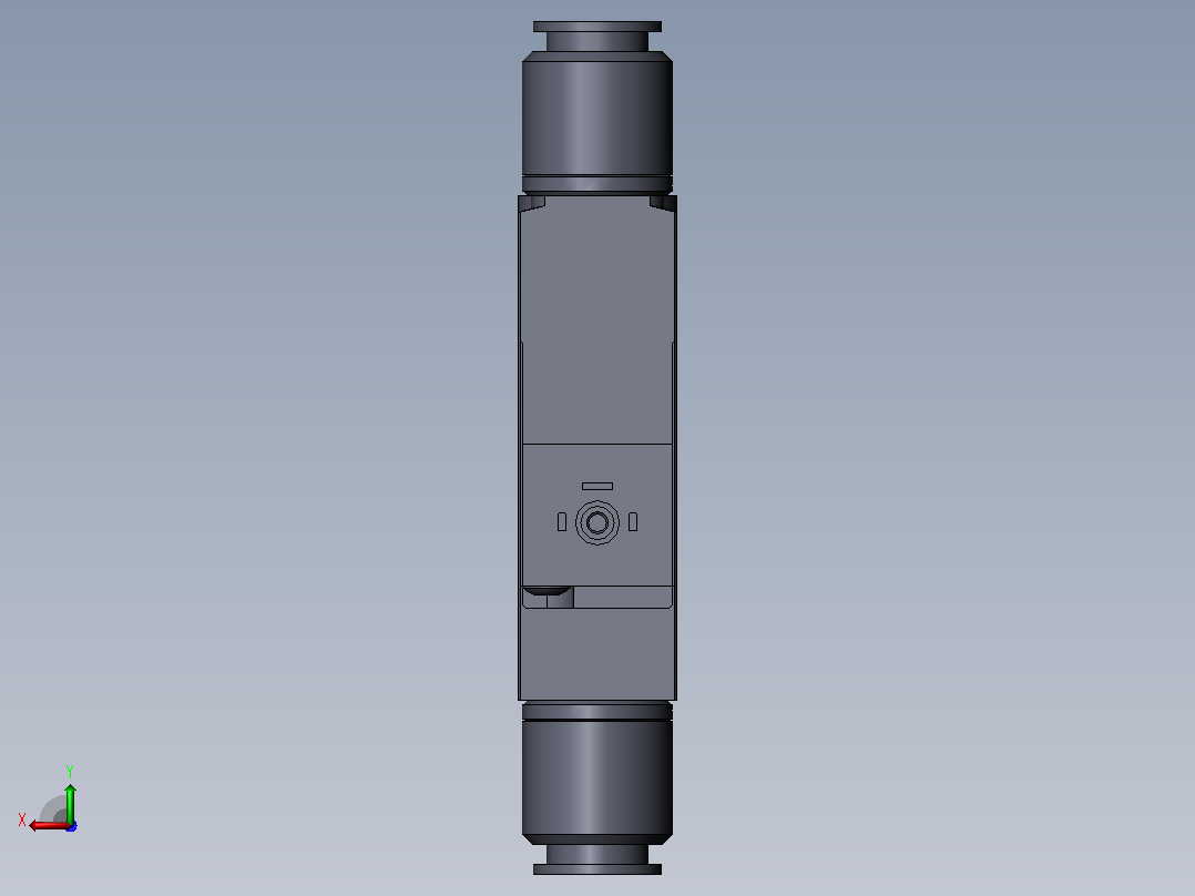 FESTO电磁阀CPE18-M1H-5_3G-QS-8后视图